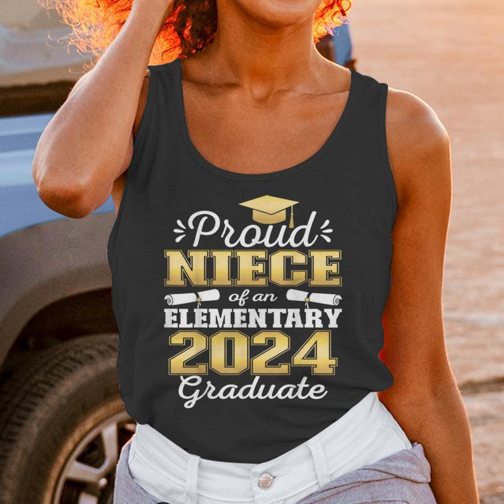 Proud Niece Of 5th Grade Graduate 2024 Elementary Graduation Unisex Tank Top