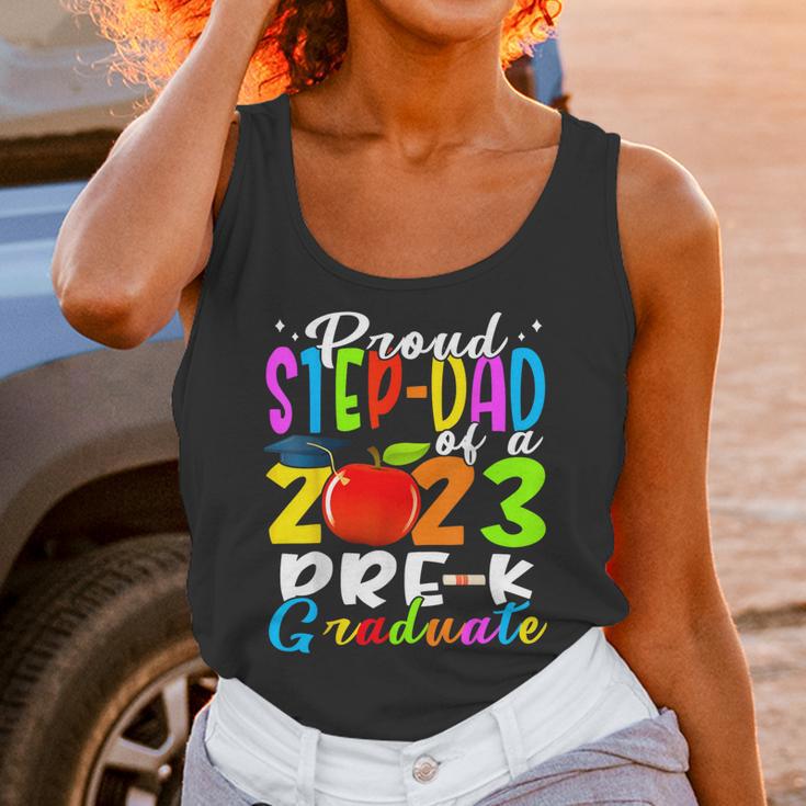 Proud Step-Dad Of 2023 Pre-K Graduate Fathers Day Graduation Unisex Tank Top