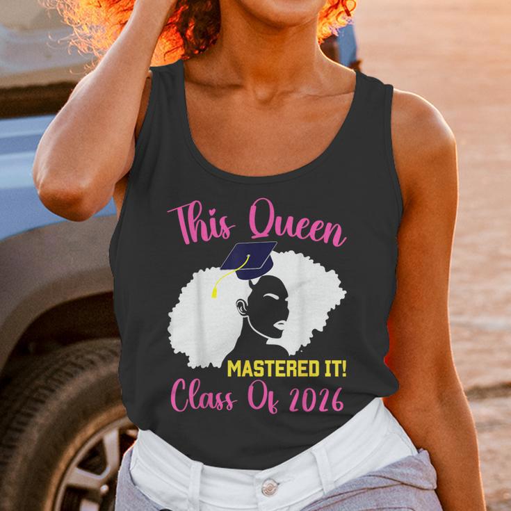 This Queen Mastered It Masters Graduation Class Of 2026 Unisex Tank Top