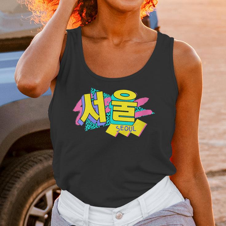 Rad Retro Seoul 90s Style Vintage South Korea 90s Nostalgia Unisex Tank Top