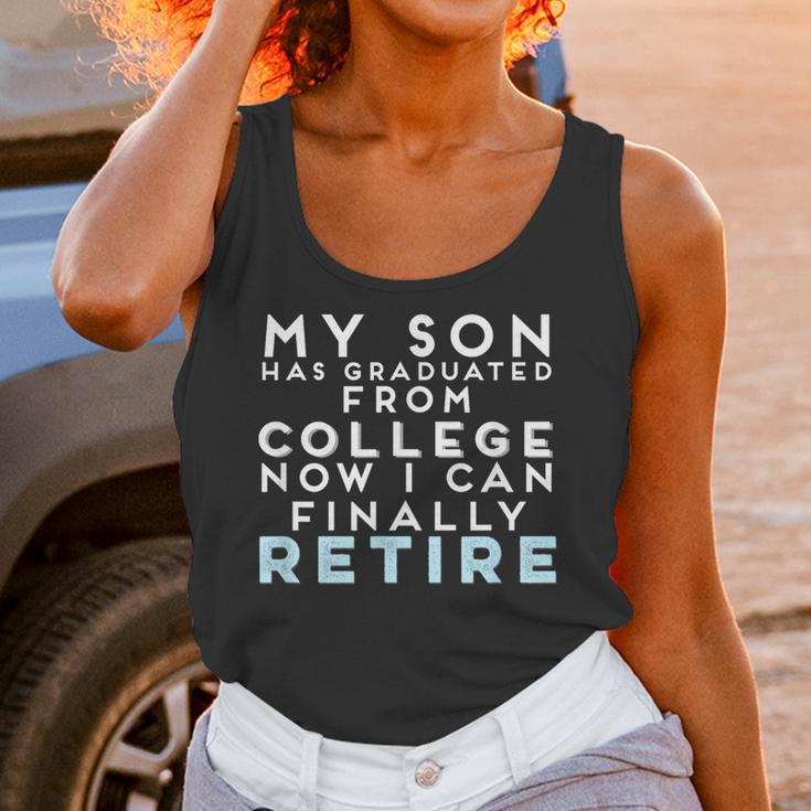 Now I Can Retire Son College Graduation Retirement Unisex Tank Top