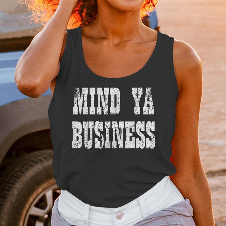 Retro Mind Ya Business Vintage Love Privacy Introvert Unisex Tank Top Retro Mind Ya Business Vintage Love Privacy Introvert Unisex Tank Top