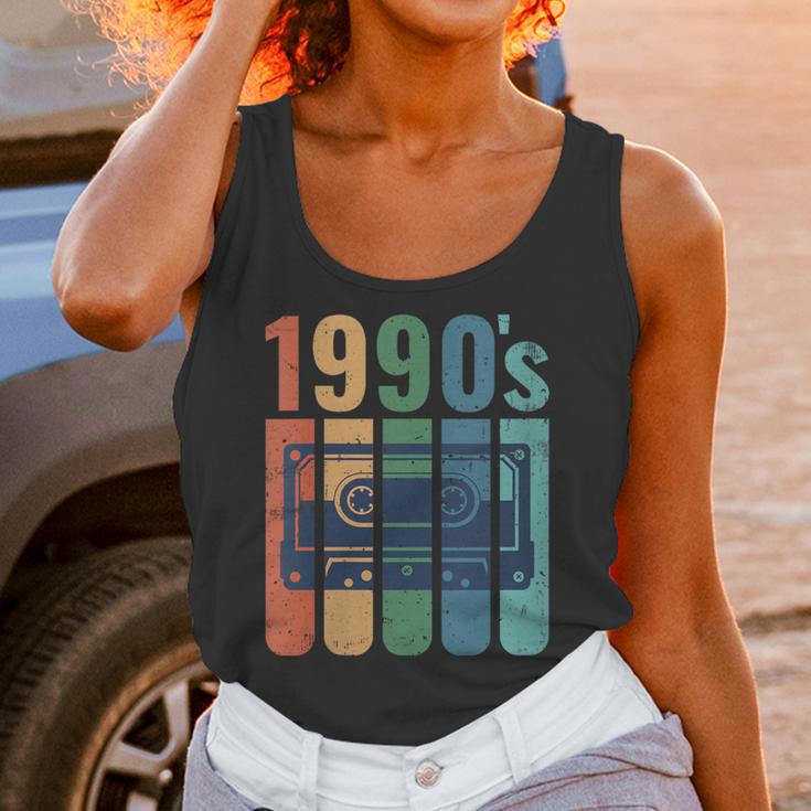Retro Nineties Style Audio Tape Nostalgia Year 1990 Unisex Tank Top