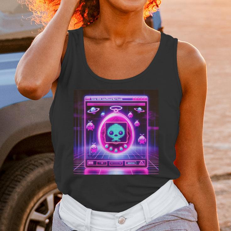 Retro Nostalgia Vaporwave- Error 404 Unisex Tank Top Retro Nostalgia Vaporwave- Error 404 Unisex Tank Top
