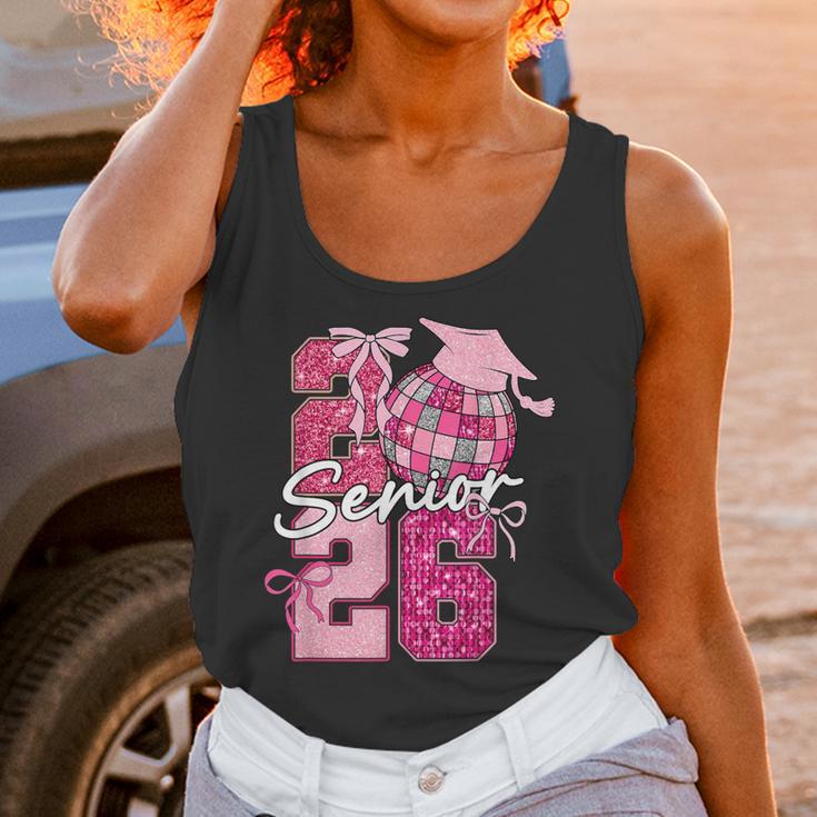 Retro Senior 2026 Coquette Bow Graduation Class Of 2026 Unisex Tank Top