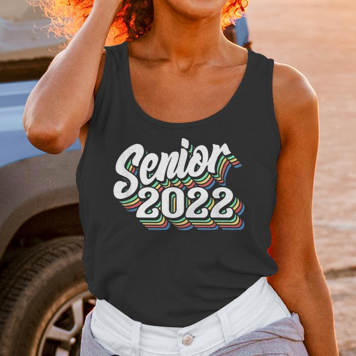 Retro Senior Class Of 2022 Men Women Graduation 90's Grad Unisex Tank Top
