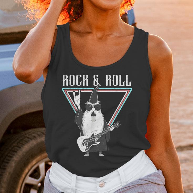 Rock & Roll Wizard Music Nostalgia Unisex Tank Top Rock & Roll Wizard Music Nostalgia Unisex Tank Top