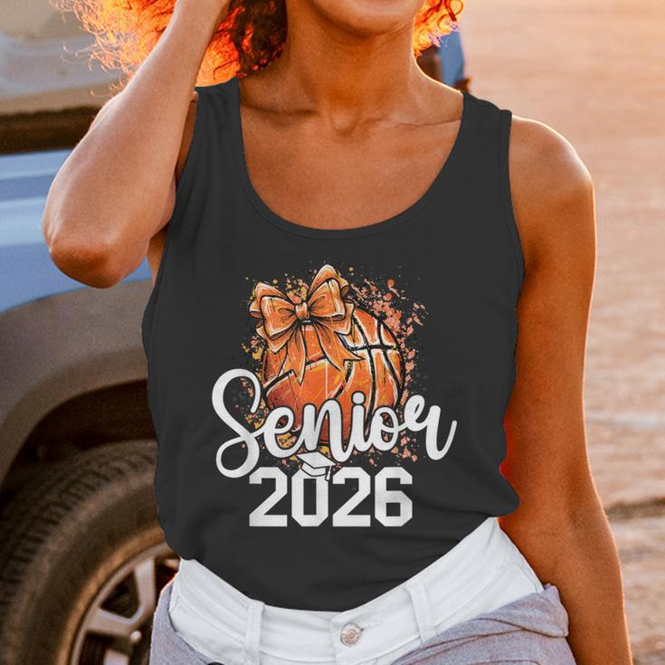 Senior Basketball Class Of 2026 Coquette Graduation Day Unisex Tank Top