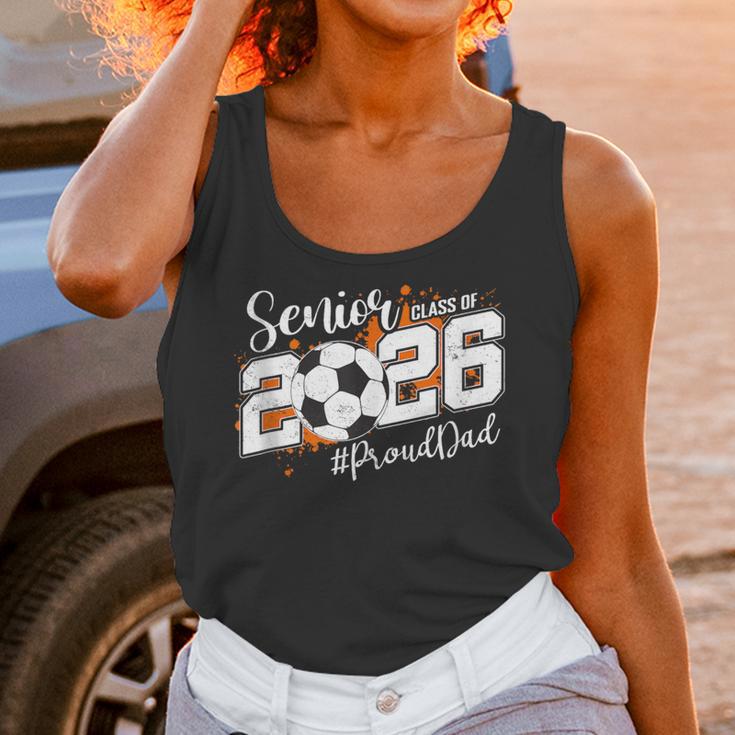 Senior Dad Class Of 2026 Soccer Ball Graduation Unisex Tank Top