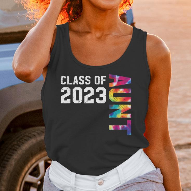 Senior Graduation Class Of 2023 Aunt Senior Tie Dye Unisex Tank Top