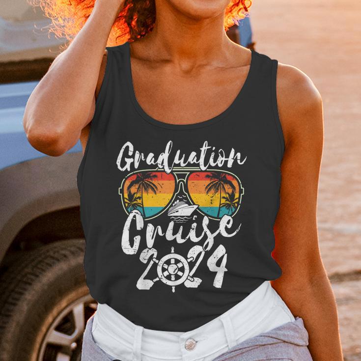 Senior Graduation Trip Cruise 2024 Retro Ship Party Cruise Unisex Tank Top