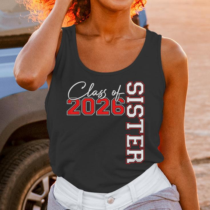 Senior Sister Class Of 2026 Proud Big Sis Graduation Family Unisex Tank Top