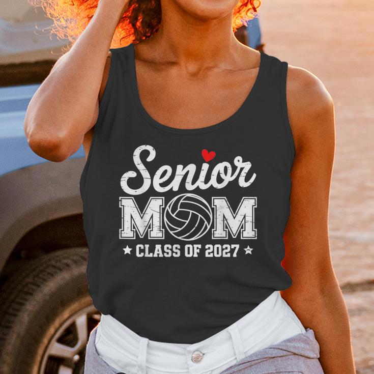 Senior Volleyball Mom Class Of 2027 Graduation Graduate Unisex Tank Top