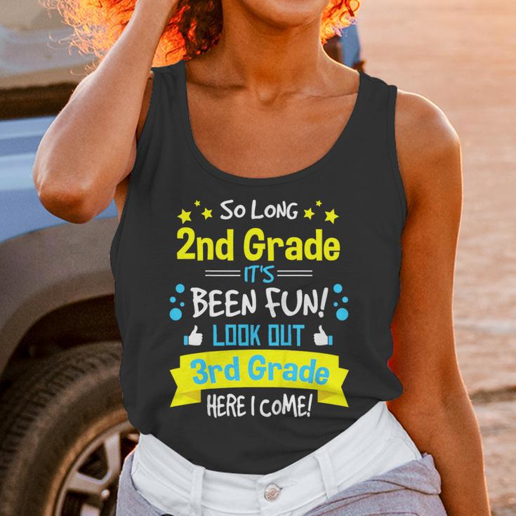 So Long 2nd Grade Here I Come 3rd Grader Graduation Unisex Tank Top