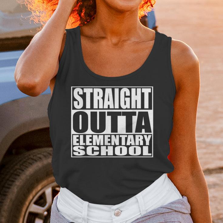 Straight Outta Elementary School Graduation Unisex Tank Top