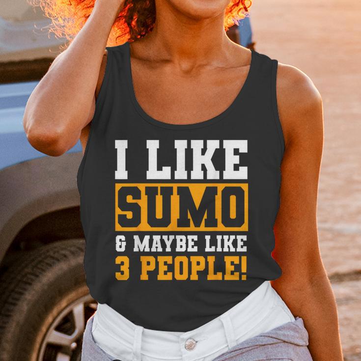 Sumo Wrestling Introvert Wrestler Sumotori Japanese Sport Unisex Tank Top