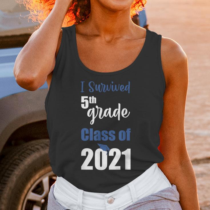 I Survived 5th Grade Class Of 2021 Quarantined Graduation 2 Unisex Tank Top