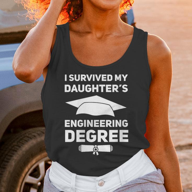 I Survived My Daughter's Engineering Degree Graduation Unisex Tank Top