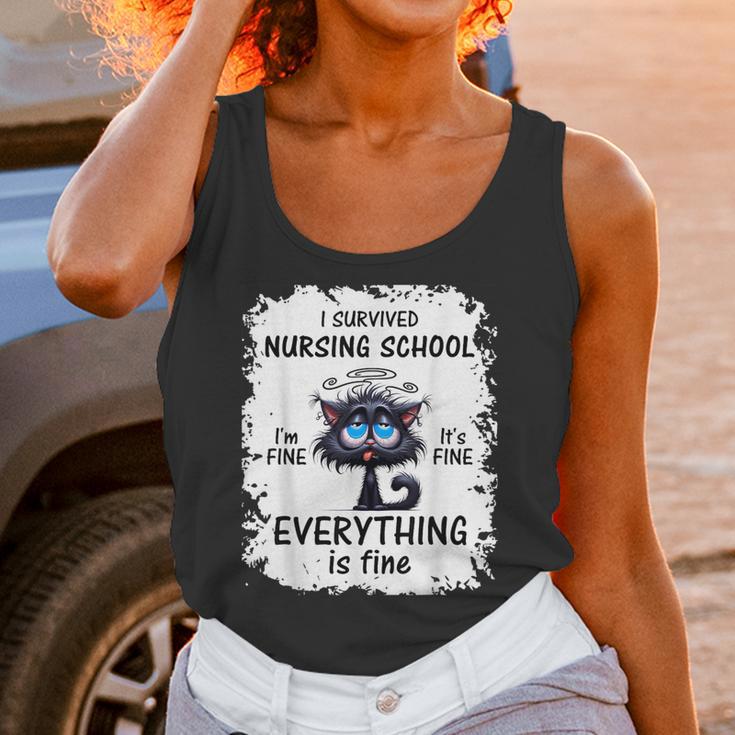 I Survived Nursing School Graduation 2025 Unisex Tank Top