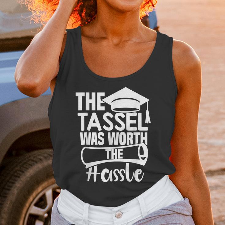 The Tassel Was Worth The Hassle Graduation Class Unisex Tank Top