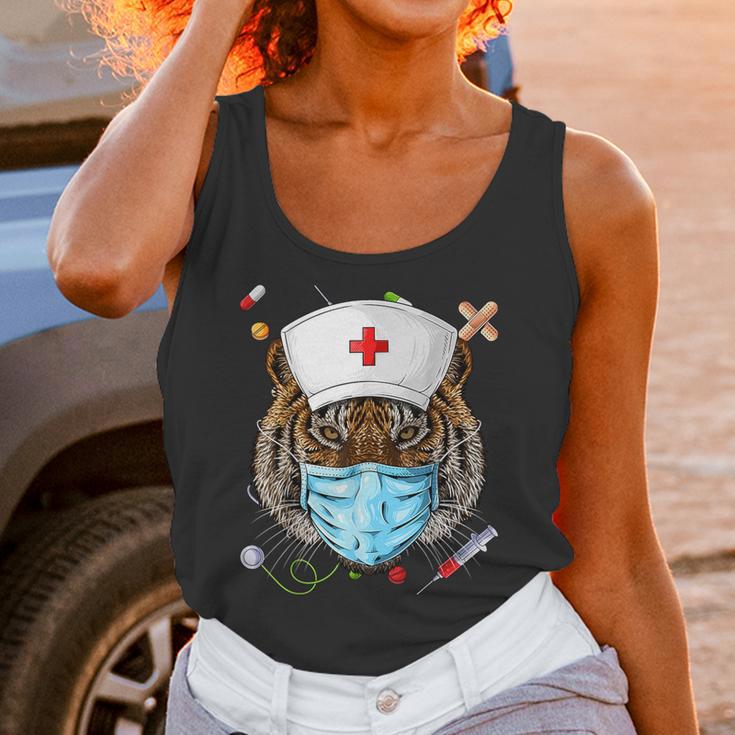 Tiger Nurse RN ER Nursing School Graduation Unisex Tank Top