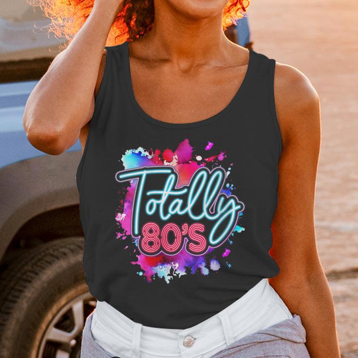 Totally 80's Colorful Retro 1980s Style Nostalgia Vibe Unisex Tank Top