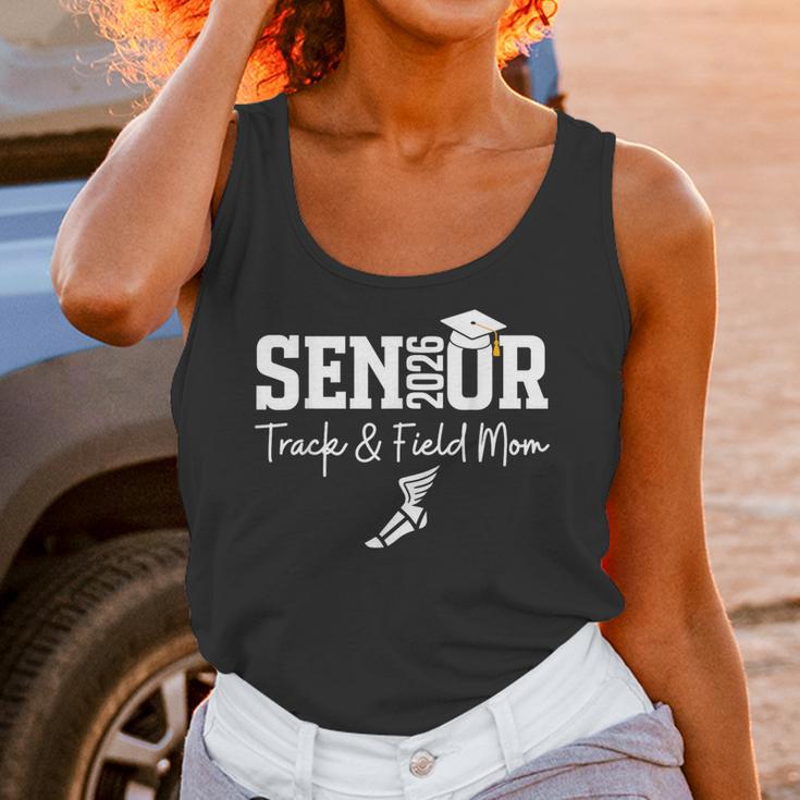 Track & Field Senior Mom Class Of 2026 Graduation 26 Unisex Tank Top
