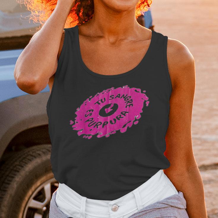 Tu Sangre Es Purpura Mexican Nostalgia Unisex Tank Top