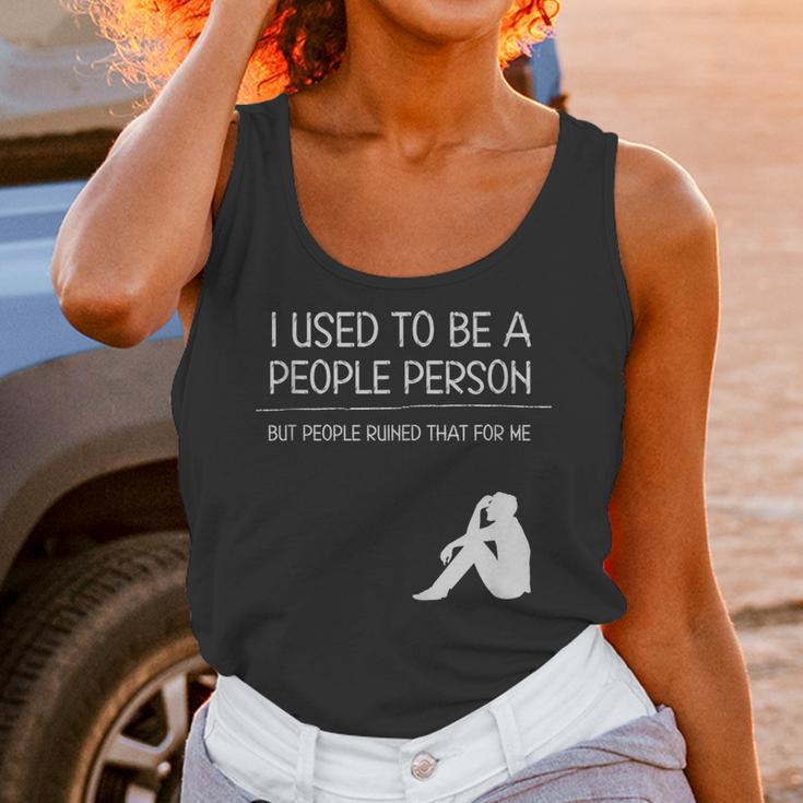I Used To Be A People Person Introvert Unisex Tank Top I Used To Be A People Person Introvert Unisex Tank Top