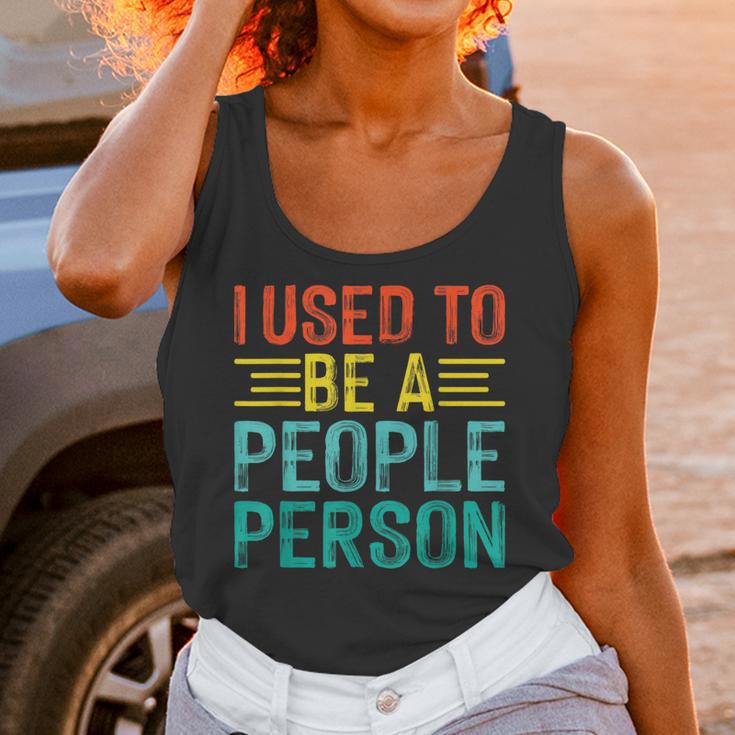 I Used To Be A People Person I Introvert Unisex Tank Top I Used To Be A People Person I Introvert Unisex Tank Top