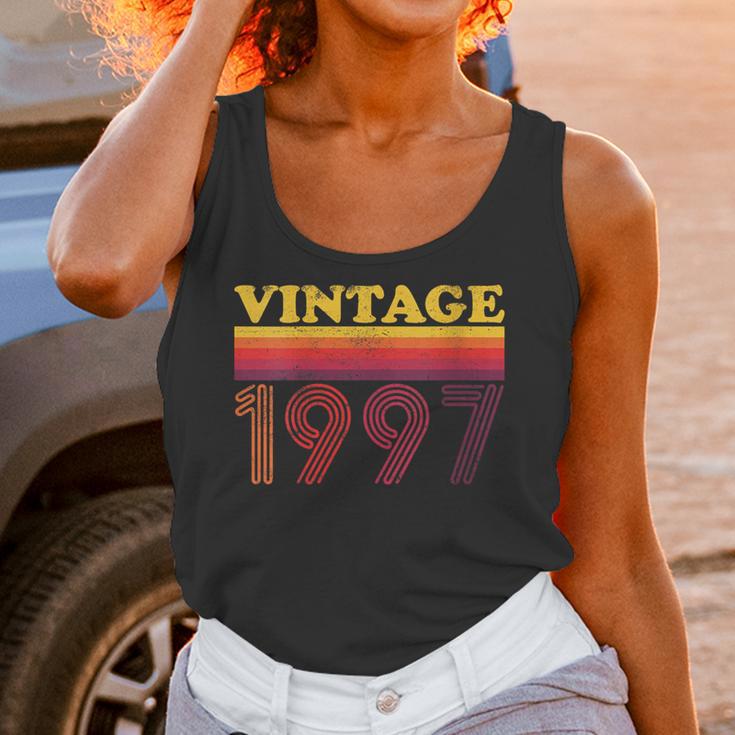 Vintage 1997 Retro Style 90's Born Nostalgia Vibes Birthday Unisex Tank Top Vintage 1997 Retro Style 90's Born Nostalgia Vibes Birthday Unisex Tank Top