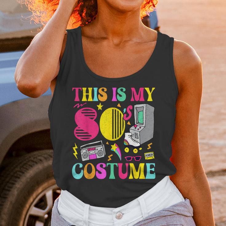 Vintage 80s Vibes Costume Nostalgia 1980s Fashion Cassette Unisex Tank Top