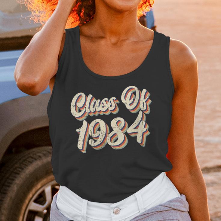 Vintage Class Of 1984 40th Reunion High School Graduation 84 Unisex Tank Top
