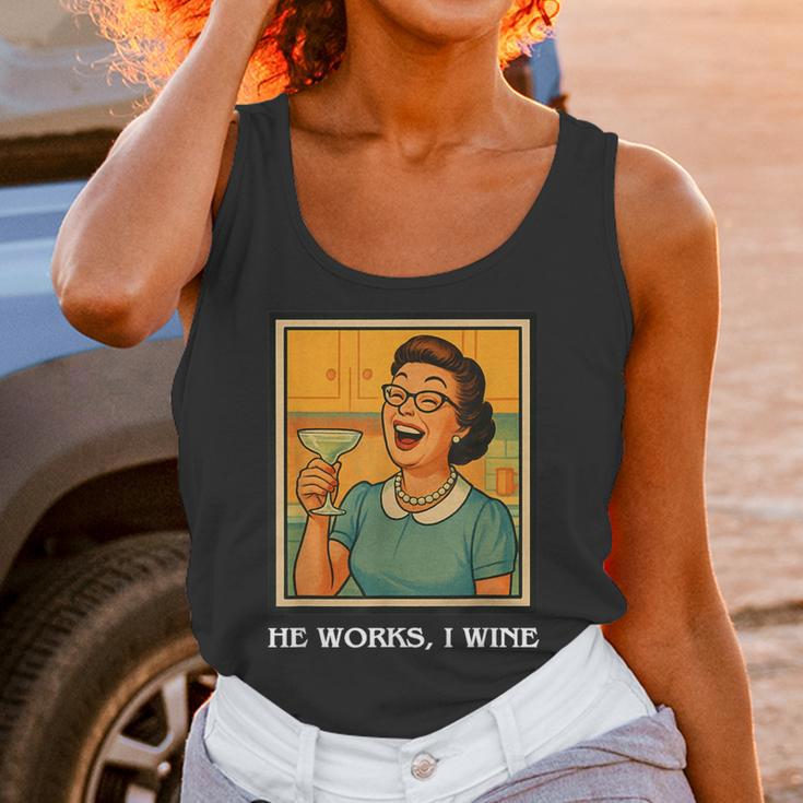 I Wine Housewife Retro Nostalgia Classic 1950s Vintage Humor Unisex Tank Top I Wine Housewife Retro Nostalgia Classic 1950s Vintage Humor Unisex Tank Top