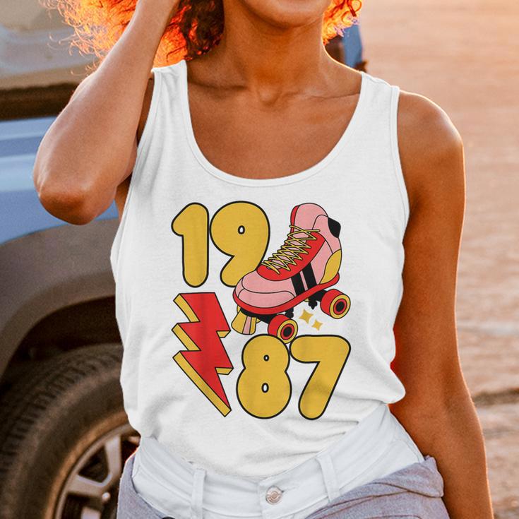 1987 Retro Roller Skate Vintage 80s Nostalgia Collector Unisex Tank Top