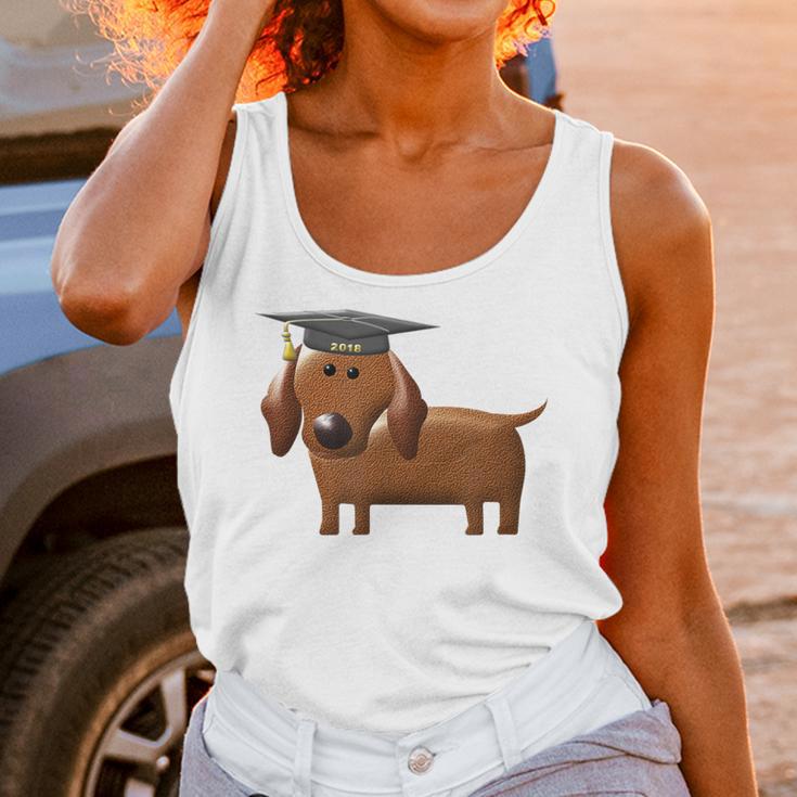 2018 Dog Graduation Shirt Dachshund Graduation For Men Women Kids Unisex Tank Top