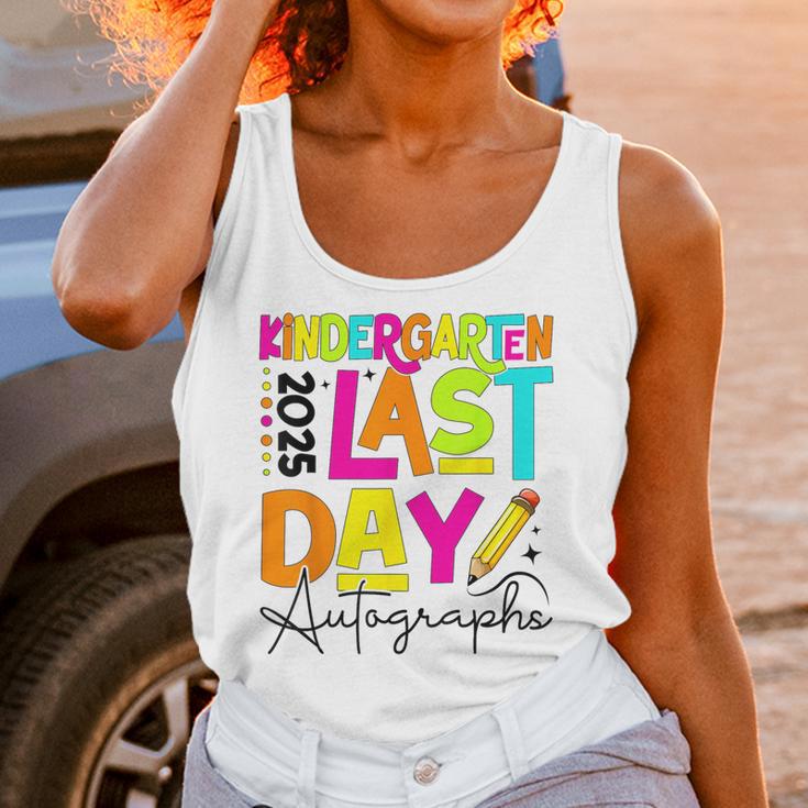 2025 Last Day Of School Autograph Kindergarten Graduation Unisex Tank Top