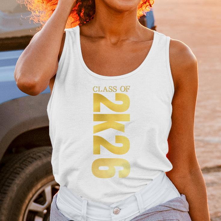 2K26 Class Of 2026 Graduation College Senior Back To School Premium Tri-Blend Unisex Tank Top