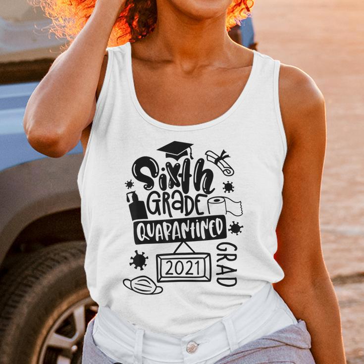 6th Grade Graduate 2021 Graduate Quarantine Sixth Graduation Unisex Tank Top