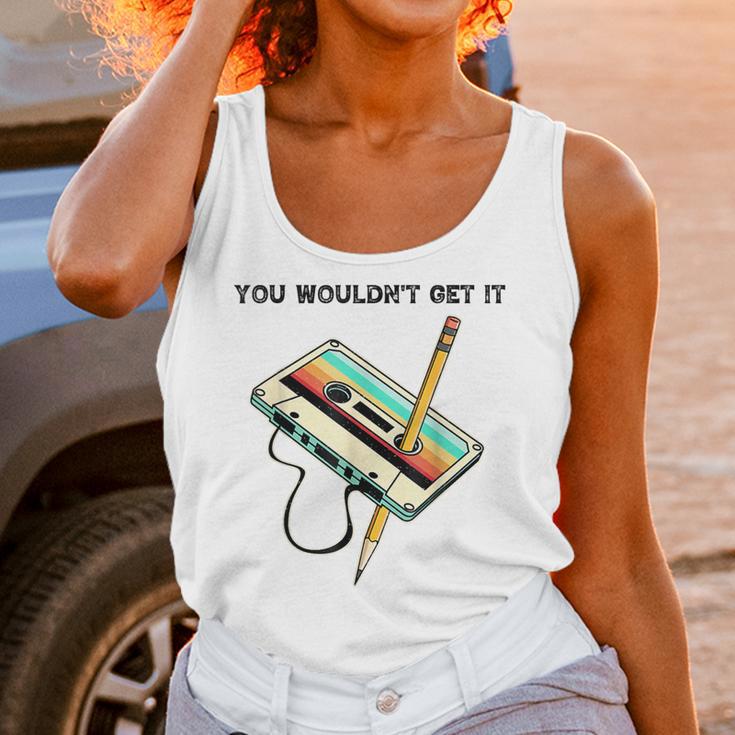 70s 80s 90s Retro Party Costume Nostalgia Cassette Unisex Tank Top