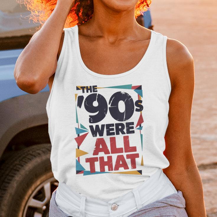 The 90s Were All That – Retro 1990s Nostalgia Tee Unisex Tank Top The 90s Were All That – Retro 1990s Nostalgia Tee Unisex Tank Top