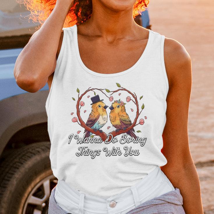 Do Boring Things With You Introvert Couples Antisocial Unisex Tank Top