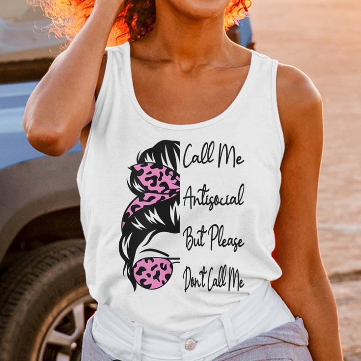 Call Me Antisocial But Please Don't Call Me Introvert Unisex Tank Top Call Me Antisocial But Please Don't Call Me Introvert Unisex Tank Top