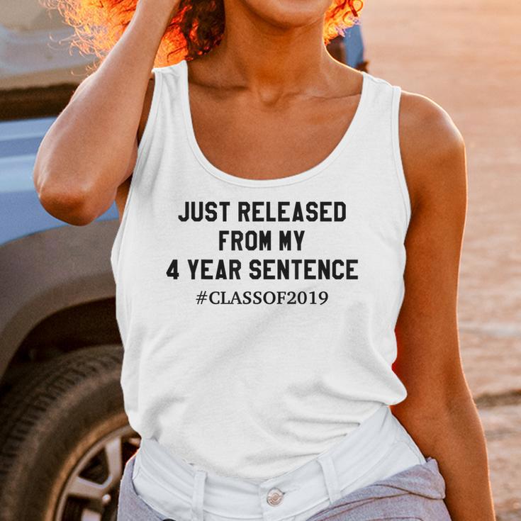 Class Of 2019 4 Year Sentence Graduation High School Unisex Tank Top