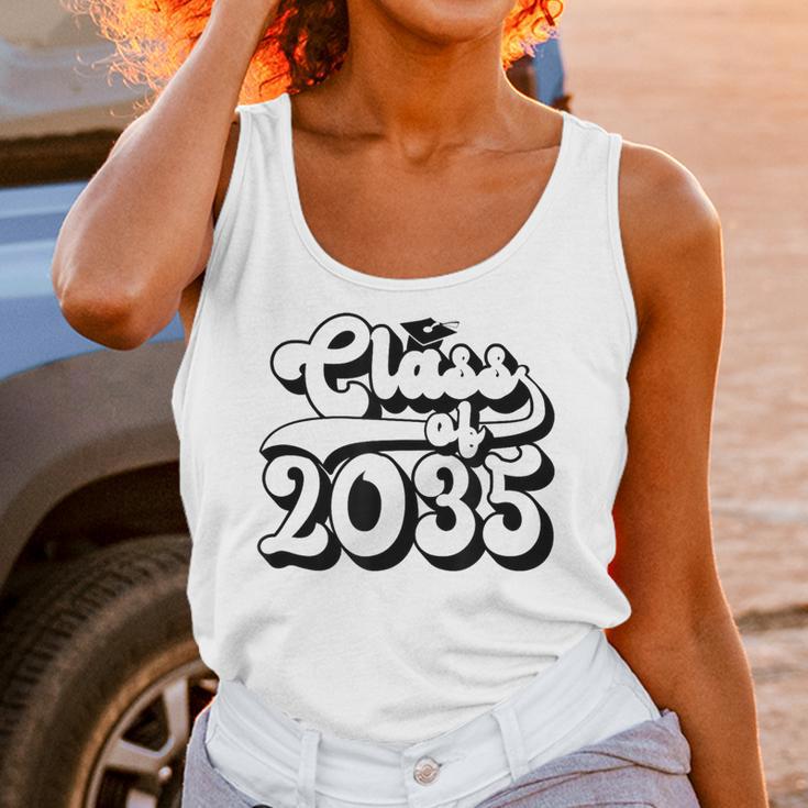 Class Of 2035 Senior Retro 2035 Grad Graduate Graduation Unisex Tank Top