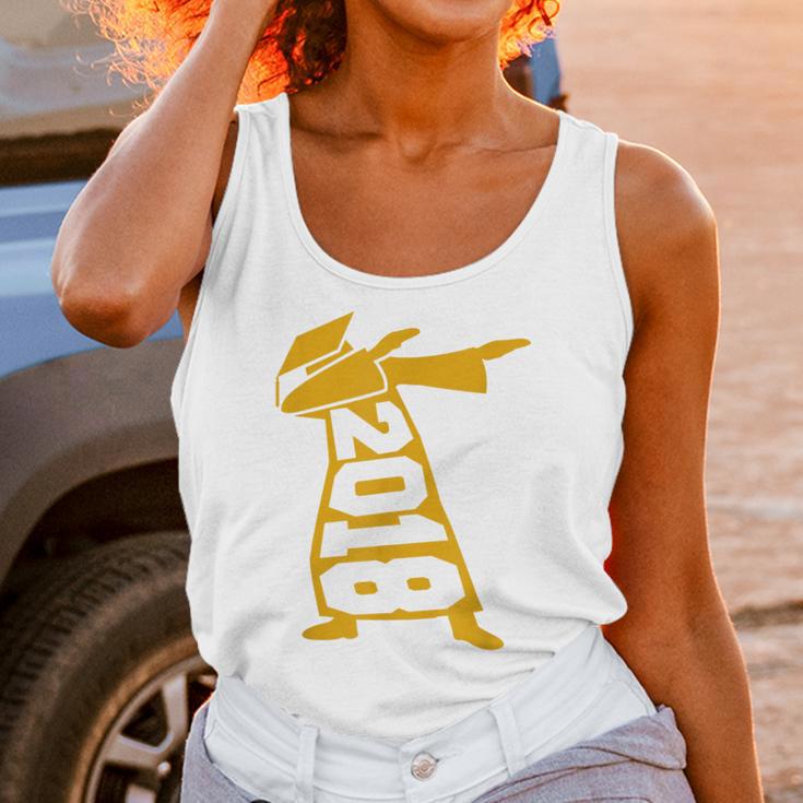 Dabbing Graduation Class Of 2018 T-Shirt School Colors Unisex Tank Top