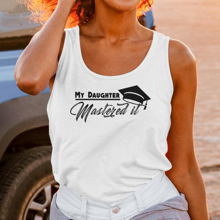 My Daughter Mastered It Tee Shirt Masters Graduation Unisex Tank Top