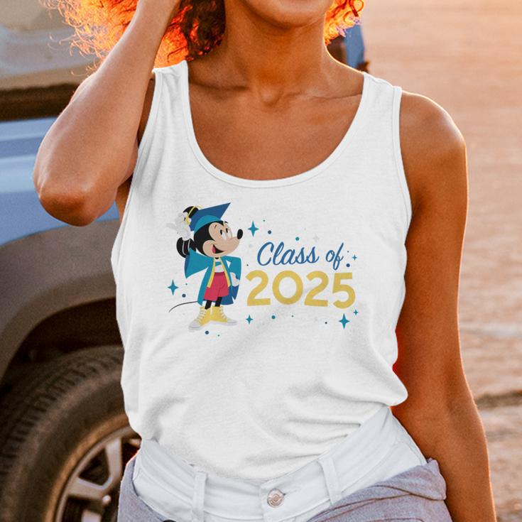 Disney Mickey Mouse Cap & Gown '25 Graduation Class Of 2025 Premium Tri-Blend Unisex Tank Top