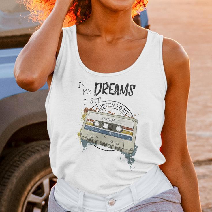 Dreams Of Music Mixtapes Retro Cassette Lifestyle Nostalgia Premium Tri-Blend Unisex Tank Top