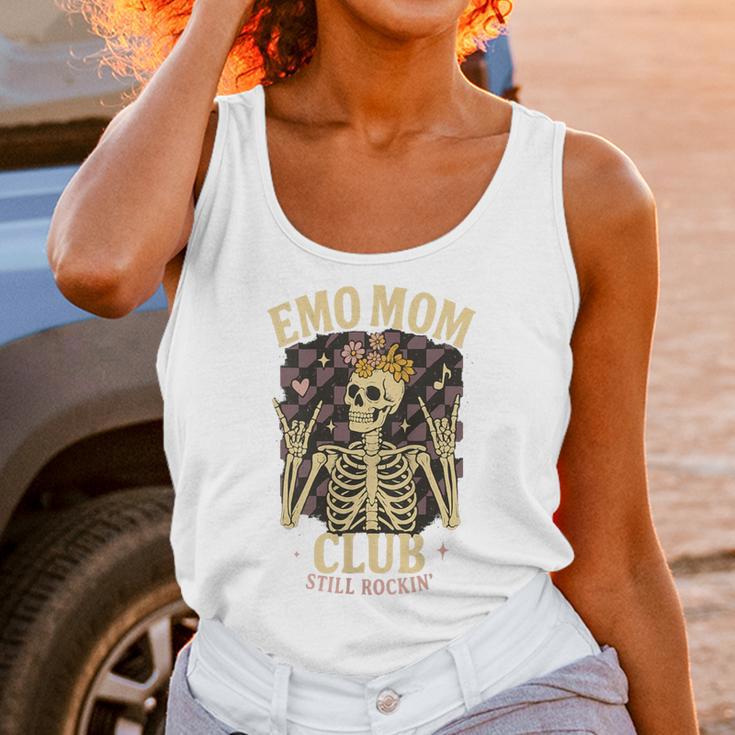 Emo Mom Club Still Rockin Skeleton Nostalgia Women Mother Unisex Tank Top